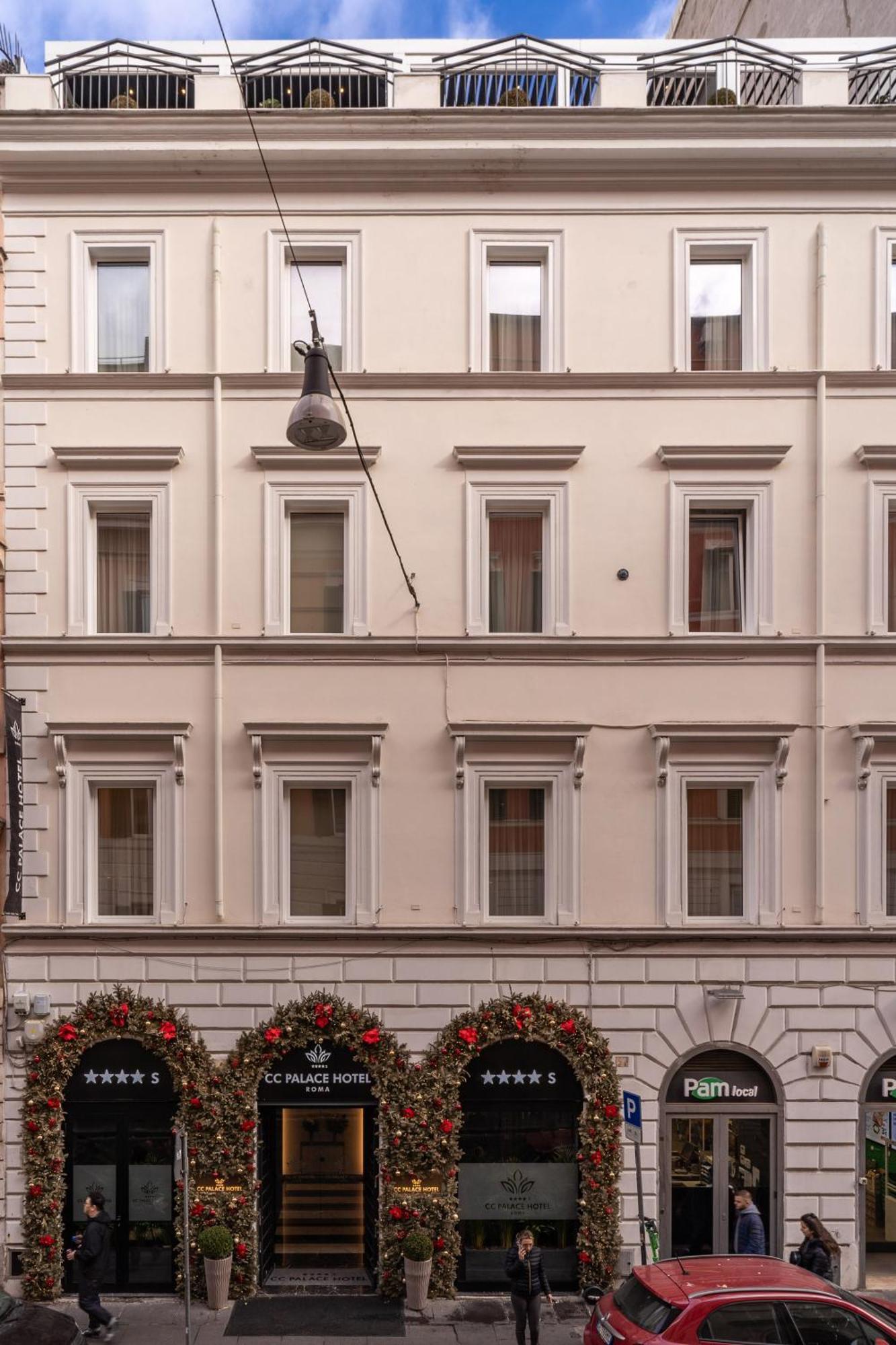 Cc Palace Hotel Roma Esterno foto